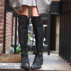 Jeffrey Campbell X Free People Joe Lace Up Boots